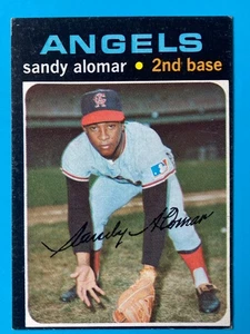 Topps Baseball SP High #745 1971 Sandy Alomar California Angels en muy buen estado/excelente - Imagen 1 de 2