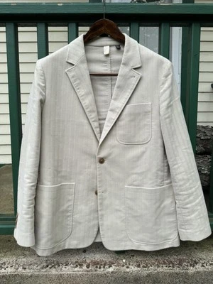 Abrigo/chaqueta deportiva Ted Baker Efforts beige espiga piel de topo talla 4/grande/42R Foto 1 de 4