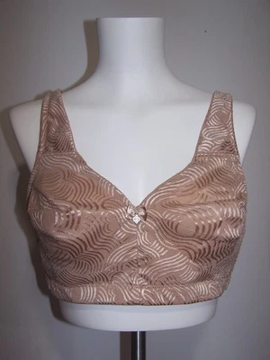 Breezies Seamless Wirefree Support Bra, Beige Size 36C - Image 1 of 3