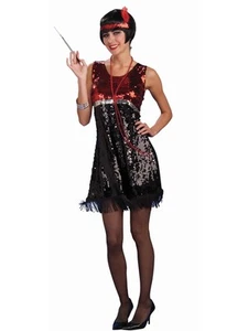 Womens 6-12 Roaring 20s Razzle Dazzle Flapper Costume - Picture 1 of 1