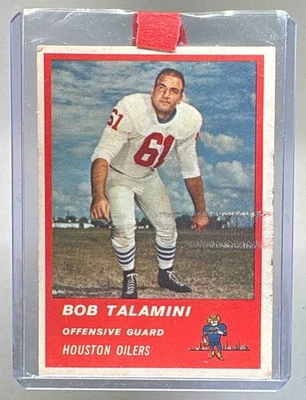 Bob Talamini 1963 Fleer #39 Rookie RC Foto 1 de 3