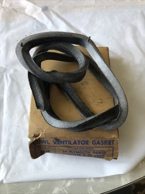1934 PLYMOUTH CHRYSLER DESOTO КАПОТ ВЕНТИЛЯТОР ПРОКЛАДКА В КОРОБКЕ  - Изображение 1 из 4