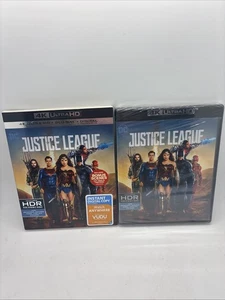 Justice League (4K ULTRA HD, Blu-ray, Digital) New Sealed With Slipcover - Picture 1 of 5