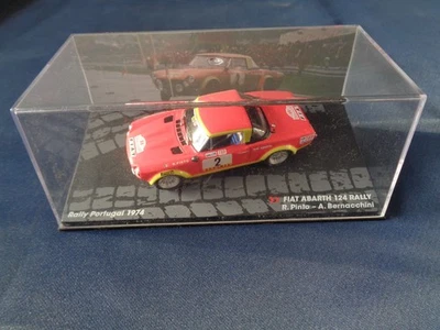 MODELLINO SCALA 1/43 FIAT ABARTH 124 RALLY PORTUGAL 1974 PINTO - BERNACCHINI - Immagine 1 di 2