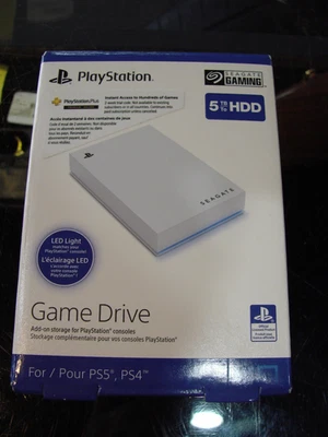 Seagate Gaming Drive for PlayStation Consoles 5TB USB 3.0 Portable Hard Drive - Image 1 of 2