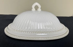 Lenox Butlers Pantry Large Oval Covered Butter Dish Made in Italy ~ NOS/w tags - Picture 1 of 4