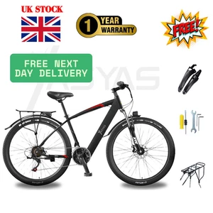 E-Bike, Electric Bike Mountain Bike 250W Motor 36V 10A Battery, X7 Black - Picture 1 of 7