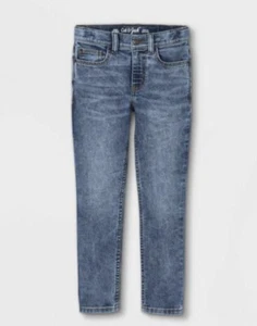 Boys Cat & Jack Super Stretch Skinny Jeans With Adjustable Waist Size 14 Husky - Picture 1 of 9