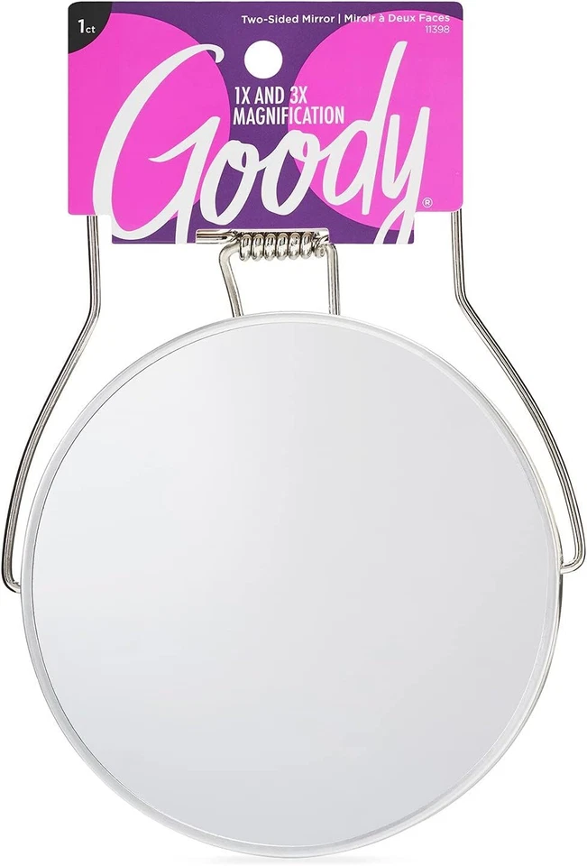 Goody 2 Sided Standing Makeup Mirror With 3x Magnification