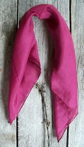 Show Scarf (Silk) - 19" x 19" Square (Maroon) - Picture 1 of 2