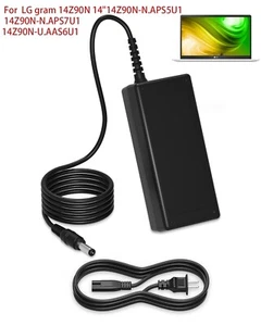 AC Adapter For LG gram 14Z90N 14"14Z90N-N.APS5U1 14Z90N-N.APS7U1 14Z90N-U.AAS6U1 - Picture 1 of 5
