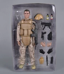 1/6 Scale Military Figure Soldier Model Set Head Body Clothes Weapon 12" Action - Picture 1 of 7