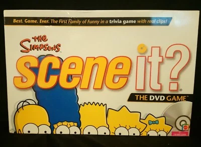 BRAND NEW IN BOX Scene It The Simpsons Edition DVD Game  - Image 1 of 4