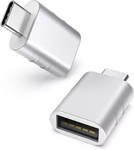 Adattatore da USB C a USB Confezione da 2, Compatibile con iPhone, MacBook, iPad, Surface Pro - Foto 1 di 12