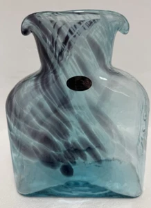 Blenko Glass Water Bottle 384 - Special Edition - Purple Rain - Picture 1 of 12