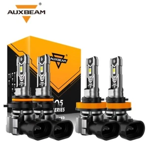 Combo de bombillas de faros LED AUXBEAM 9005+H11 haz alto bajo 720000LM blanco 6500K - Imagen 1 de 12