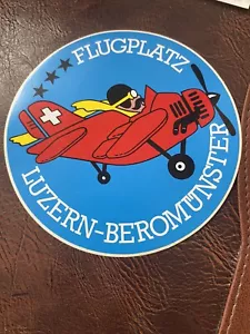 Luzern-Beromunster Airport (Switzerland) Sticker Decal 4” - Picture 1 of 4
