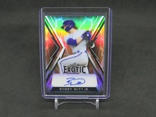 2023 LEAF EXOTIC BASEBALL BOBBY WITT JR. GIRAFFE PRISMATIC AUTO 1/1 MH3