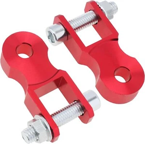 2pcs Red Motorcycle Rear Shock Extender Height Extension Absorber Riser Adapter - Picture 1 of 5