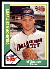 1990 CMC Jeff Satzinger Oklahoma City 89ers #158