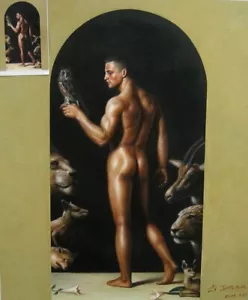 quadro ritratto personalizzato da foto, dipinto a mano con olio su tela - Foto 1 di 24