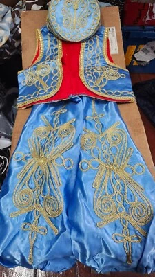 Vintage Akgul Handmade Embroidered Turkish Childs Outfit - Image 1 of 4