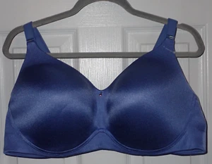 New Lane Bryant Cacique Bra Size 42DD Lightly Lined No Wire Full Coverage Blue - Picture 1 of 7