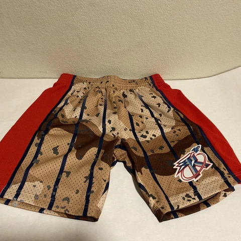 Mitchell & Ness NBA Swingman Shorts Houston Rockets Desert Camo Reflect Medium Cover