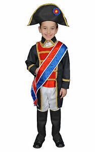 Dress Up America Napoleon Bonaparte Historic Toddler Child Costume