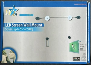 LCD LED TVS-HQ-LED01BS TV Wandhalterung Wall Mount bis 50kg NEU in OVP - Bild 1 von 6