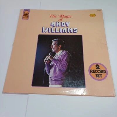 The Magic of Andy Williams 12" EXCELLENT  Vinyl 2 x LP Aus 2-398045 - Image 1 of 4
