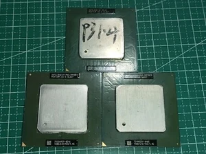 1x Vintage Rare Gold CPU Intel PENTIUM III-S 1400/512/133/1.45 SL657 Working - Picture 1 of 2