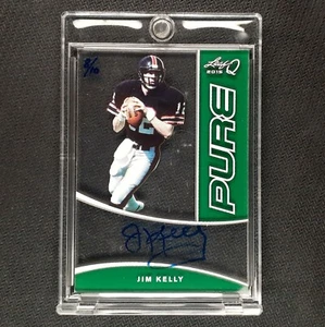 2015 Leaf Q Pure Autographs #PA-JK1 Jim Kelly Glass Auto /10 HOF - Picture 1 of 2
