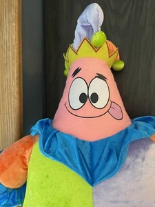 Nanco Nickelodeon SpongeBob Large Patrick Star Jester Styrofoam Plush Doll 28” - Picture 1 of 5
