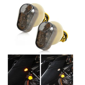 Smoke Flush Mount LED Turn Signal for Yamaha YZF R1 1998-2013 YZF R6 1999-2013 - Bild 1 von 8