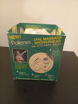 Cabezal de ducha de masaje con esfera Pollenex modelo DM130 de colección NOS Foto 1 de 4