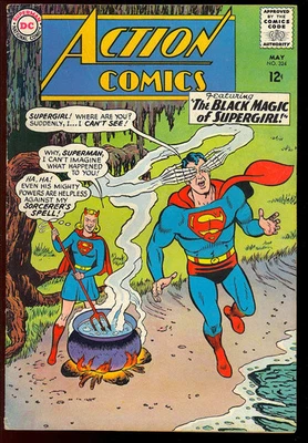 Action Comics #324 Nice Silver Age Superman Supergirl Vintage DC Comic 1965 VG+ - Image 1 of 3