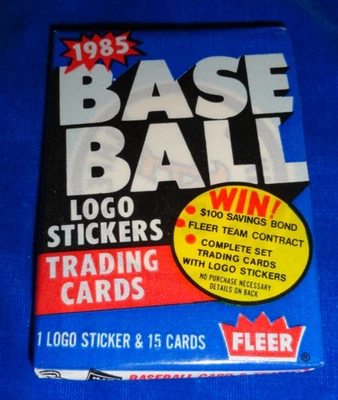 1985 Fleer Baseball Wax Pack as pictured Clemens, Puckett , Davis RC Year - Image 1 of 4