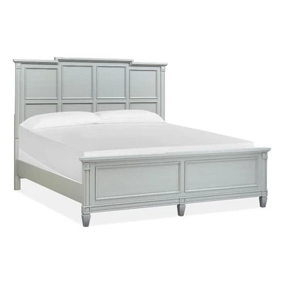 Cama Magnussen Home Glenbrook Pebble California King Panel Foto 1 de 4