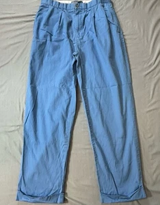 Vintage Polo Ralph Lauren Hammond Pants Mens 33x30 (33x28) Pleated Cuffed - Picture 1 of 7