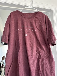 Camiseta granate XL con logotipo de Billabong para hombre - Imagen 1 de 6