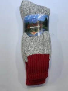 Moretz Mills Outdoor Hiking Socks Sz 10-13 Cotton Merino Wool Blend Vintage NEW - Picture 1 of 7