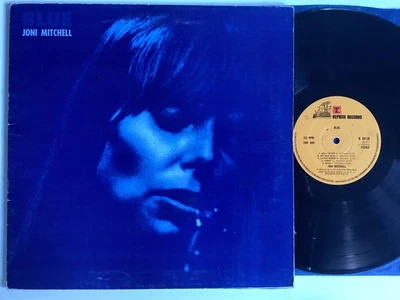Joni Mitchell, Blue VINYL L.P 1971 U.K 1st pressing A1 B1 blue inner sleeve (E - Image 1 of 4
