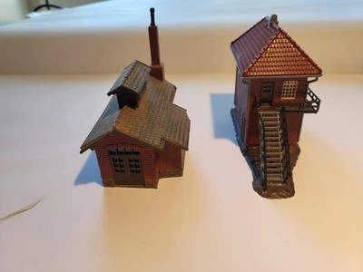 Stellwerk und Werkstatt Modelleisenbahn Diorama H0 1:187 #33 - Bild 1 von 4