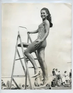 Beauty Pageant Glamour Blackpool Press Foto 1968 Pat Minto - Imagen 1 de 2