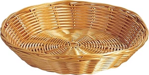 BROTKORB Ø25cm geflochten Kunststoff rund Obstkorb Brot Obst Korb Körbchen 06 - Bild 1 von 1