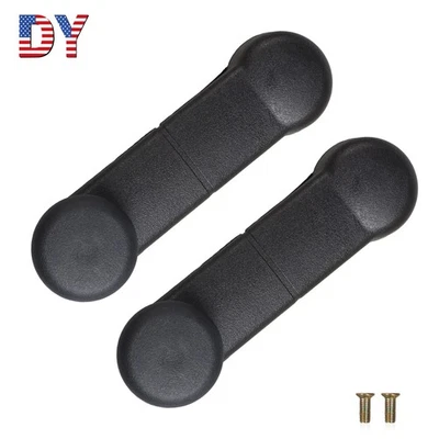 2PCS Front Window Crank Textured Plastic for 1993-2011 Ford Ranger New - Image 1 of 4