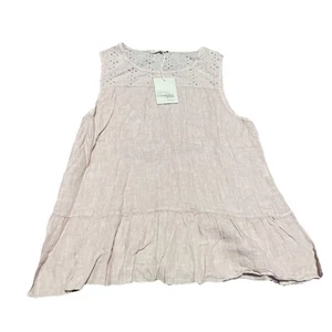 Francesca Bettini Women’s  Linen Top S Sz Small Made In Italy - Picture 1 of 7