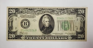 1934 A $20 Federal Reserve Note - Picture 1 of 7