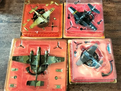 Modellino 1:72 AEREI 2° Guerra Mondiale Lotto 4 Pezzi Descrizione Interno Rarità - Immagine 1 di 4